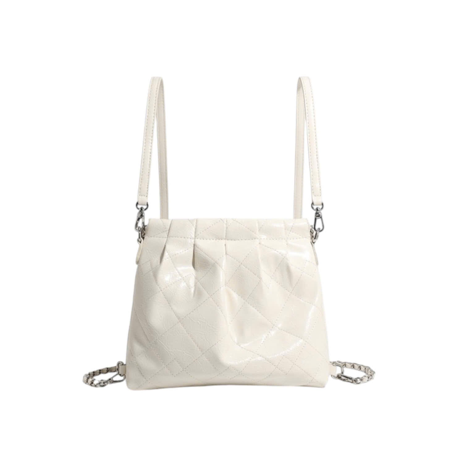 Q10_Túi Đeo Vai Bucket Chất Liệu Da Bò Phong Cách