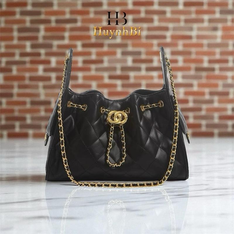 N7_[FULl BOX] Túi Xách Hobo Nữ Da Cừu Mềm, Khóa Xịn (Size 25x20x12) HuynhBi Bag. Có Hộp Làm Quà Tặng