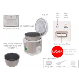 Nồi cơm điện Panasonic SR-MVN107LRA 1 lít