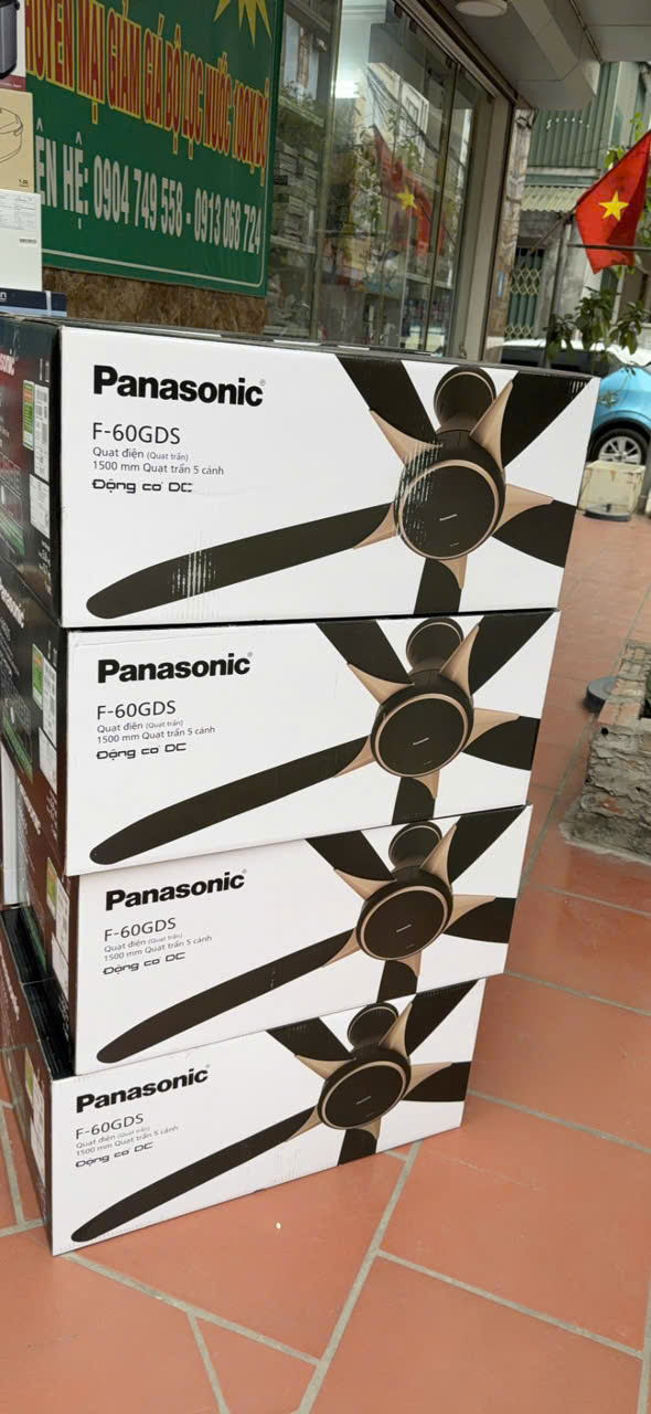 Quạt trần 5 cánh Panasonic F-60WWK