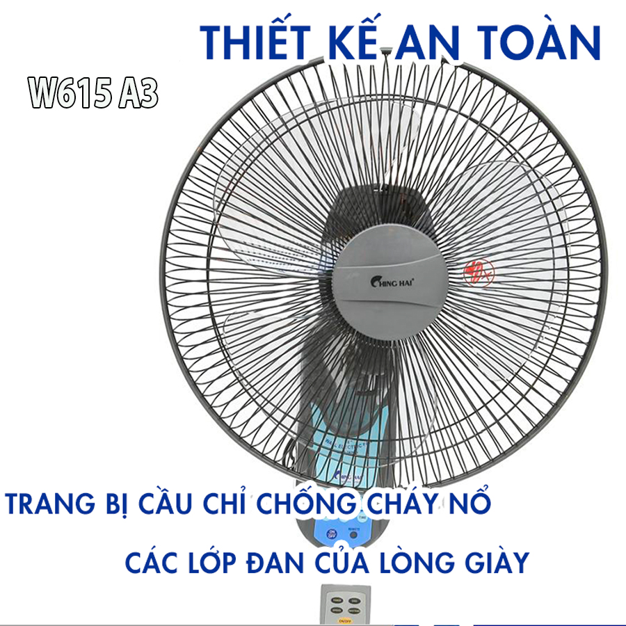 Quạt treo tường Chinghai W615 A3
