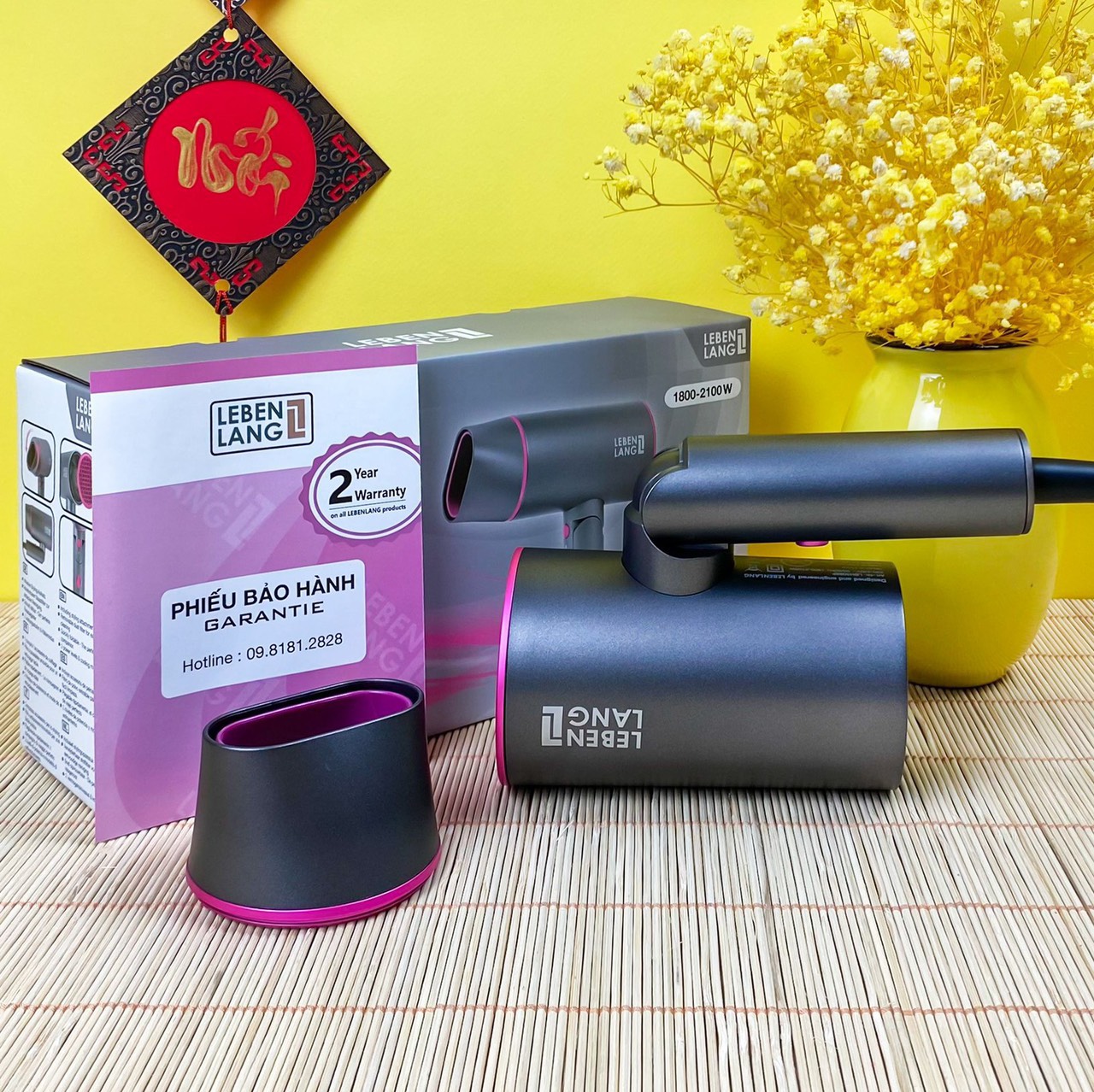 Máy sấy tóc Lebenlang LBH3088P