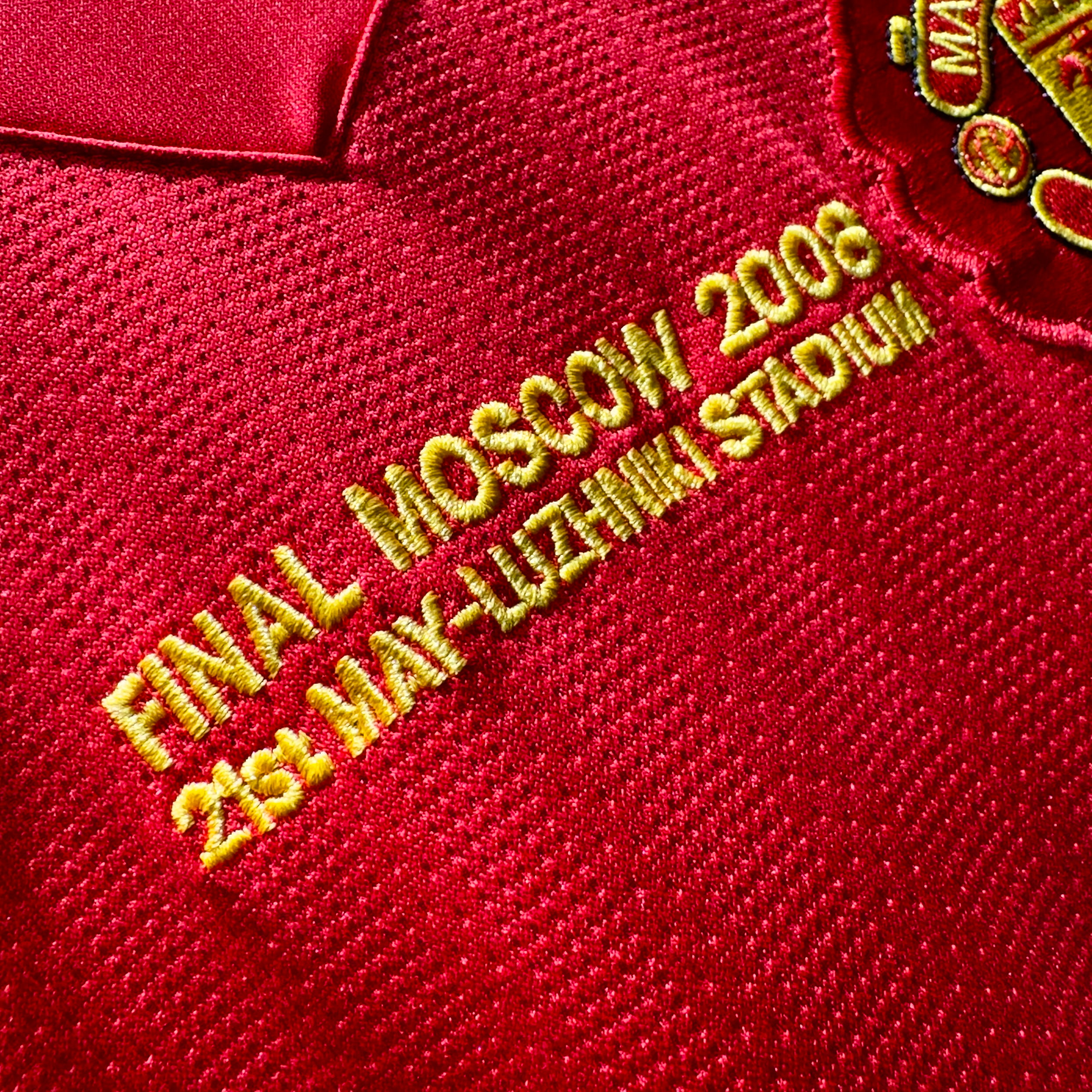 ÁO BÓNG ĐÁ MANCHESTER UNITED 2007/08 SÂN NHÀ CHUNG KẾT CHAMPIONS LEAGUE RONALDO #7