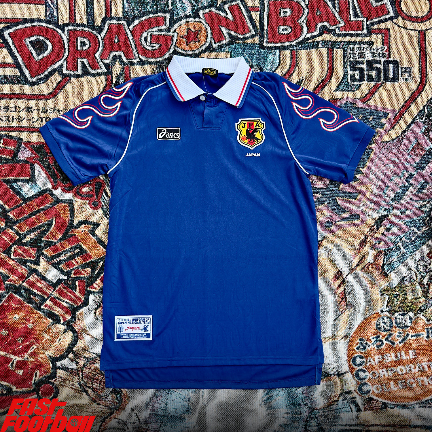 ÁO BÓNG ĐÁ ĐỘI TUYỂN NHẬT BẢN 1998 SÂN NHÀ