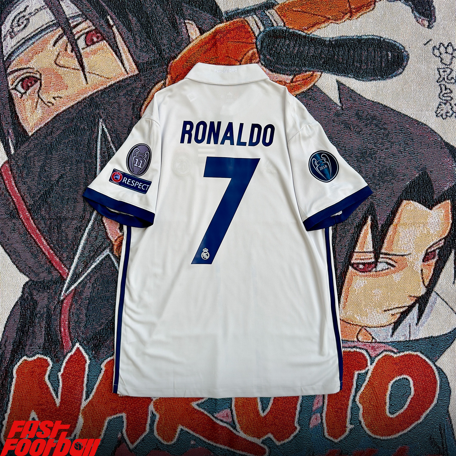 ÁO BÓNG ĐÁ REAL MADRID 2016/17 SÂN NHÀ CHAMPIONS LEAGUE RONALDO #7