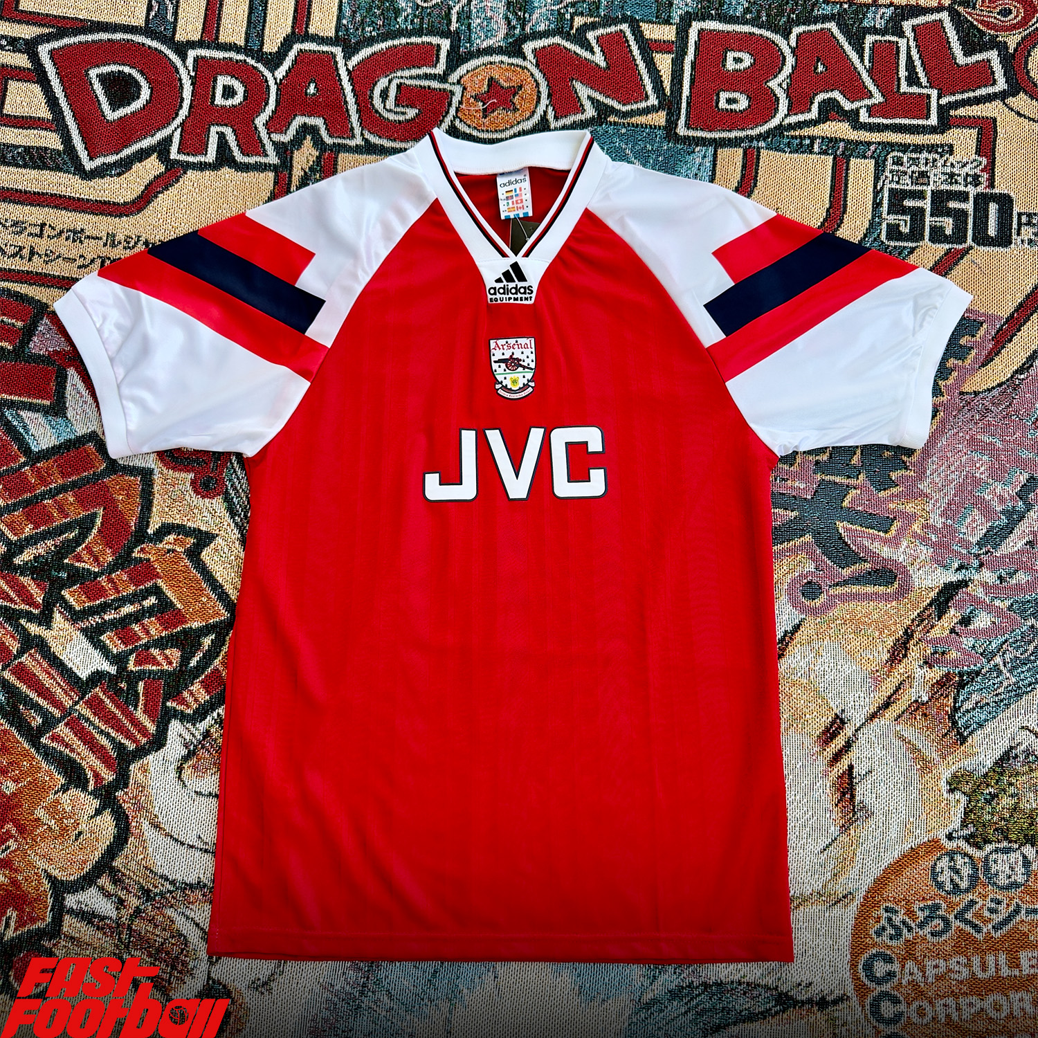 ÁO BÓNG ĐÁ ARSENAL 1992/93 SÂN NHÀ