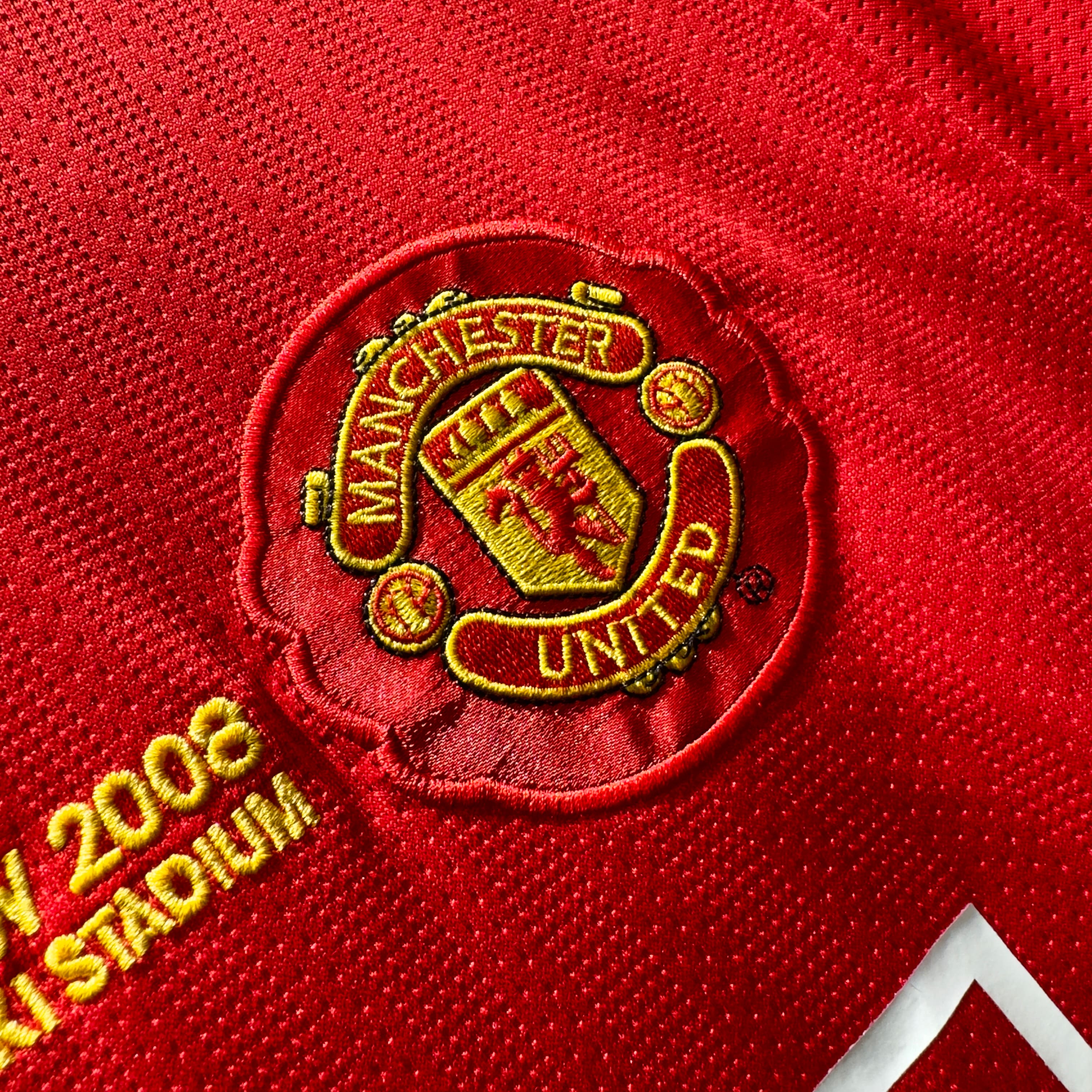 ÁO BÓNG ĐÁ MANCHESTER UNITED 2007/08 SÂN NHÀ CHUNG KẾT CHAMPIONS LEAGUE RONALDO #7