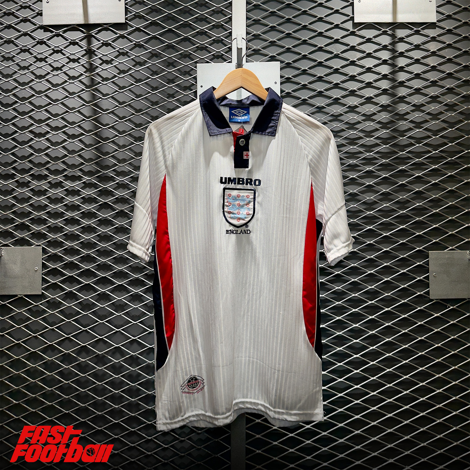 ÁO BÓNG ĐÁ ĐỘI TUYỂN ANH 1998 SÂN NHÀ