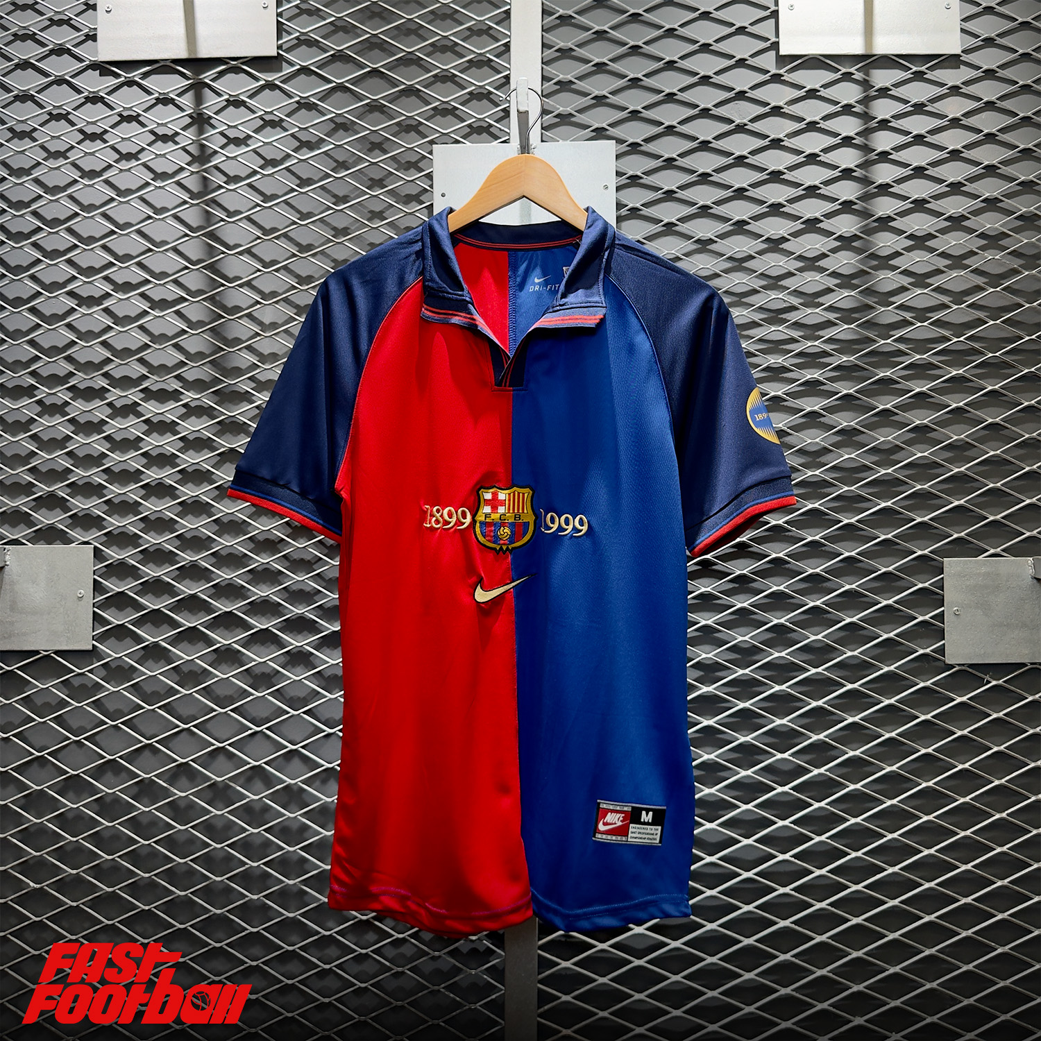 ÁO BÓNG ĐÁ BARCELONA 1999/00 SÂN NHÀ