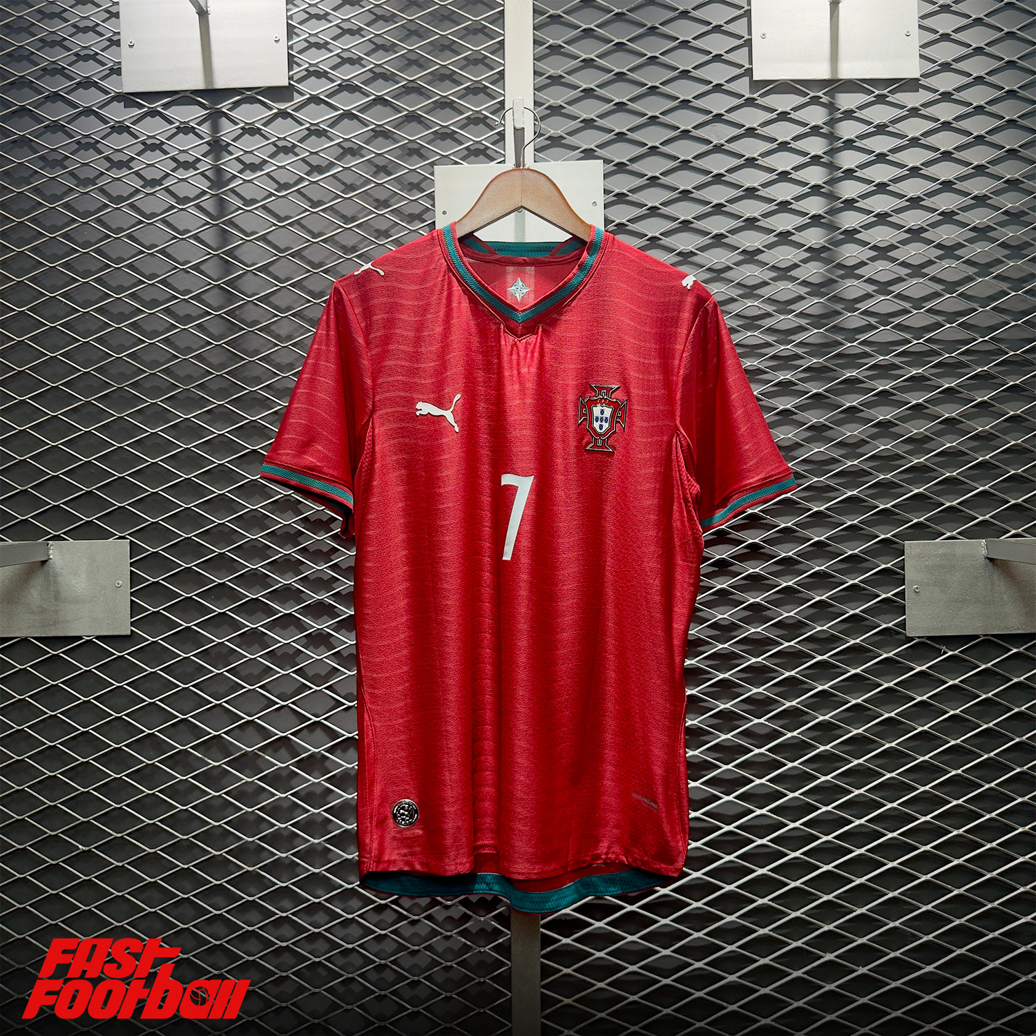 ÁO BÓNG ĐÁ ĐỘI TUYỂN BỒ ĐÀO NHA WORLD CUP 2026 SÂN NHÀ BẢN PLAYER RONALDO #7