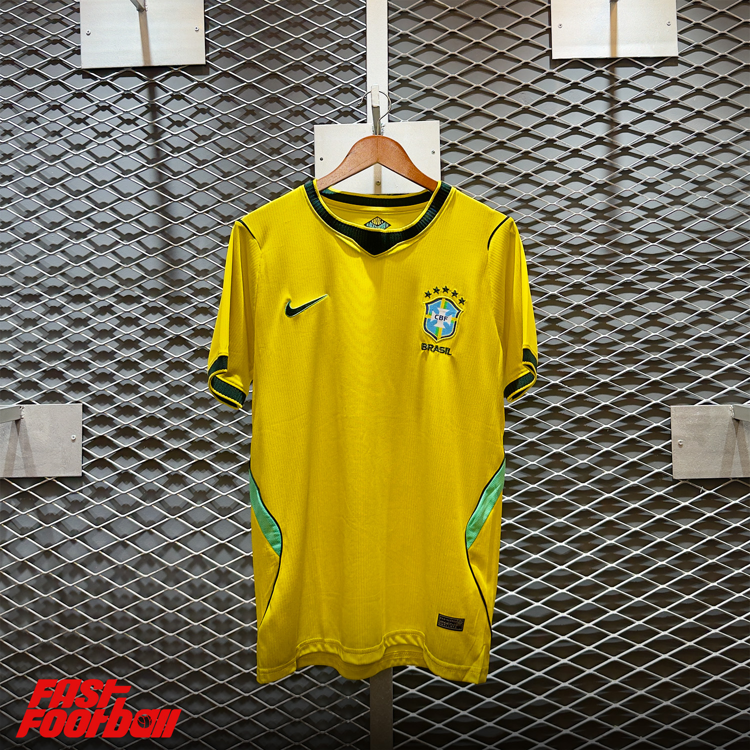 ÁO BÓNG ĐÁ ĐỘI TUYỂN BRAZIL WORLD CUP 2026 SÂN NHÀ BẢN FAN