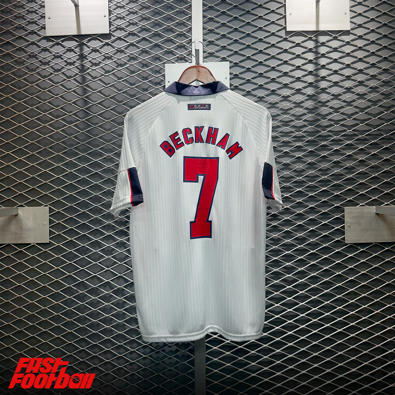 ÁO BÓNG ĐÁ ĐỘI TUYỂN ANH 1998 SÂN NHÀ BECKHAM #7