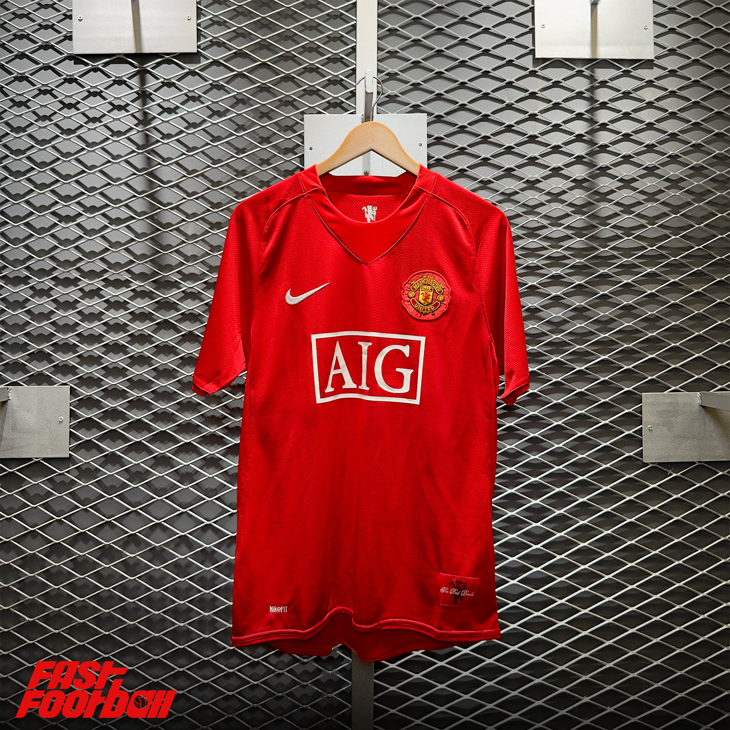 ÁO BÓNG ĐÁ MANCHESTER UNITED 2007/08 SÂN NHÀ