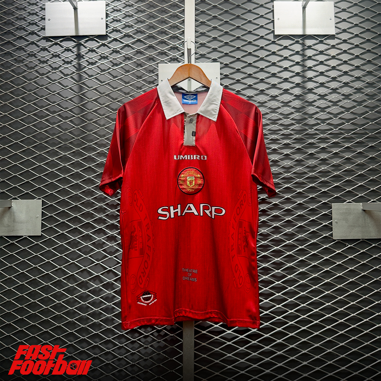 ÁO BÓNG ĐÁ MANCHESTER UNITED 1996/97 SÂN NHÀ