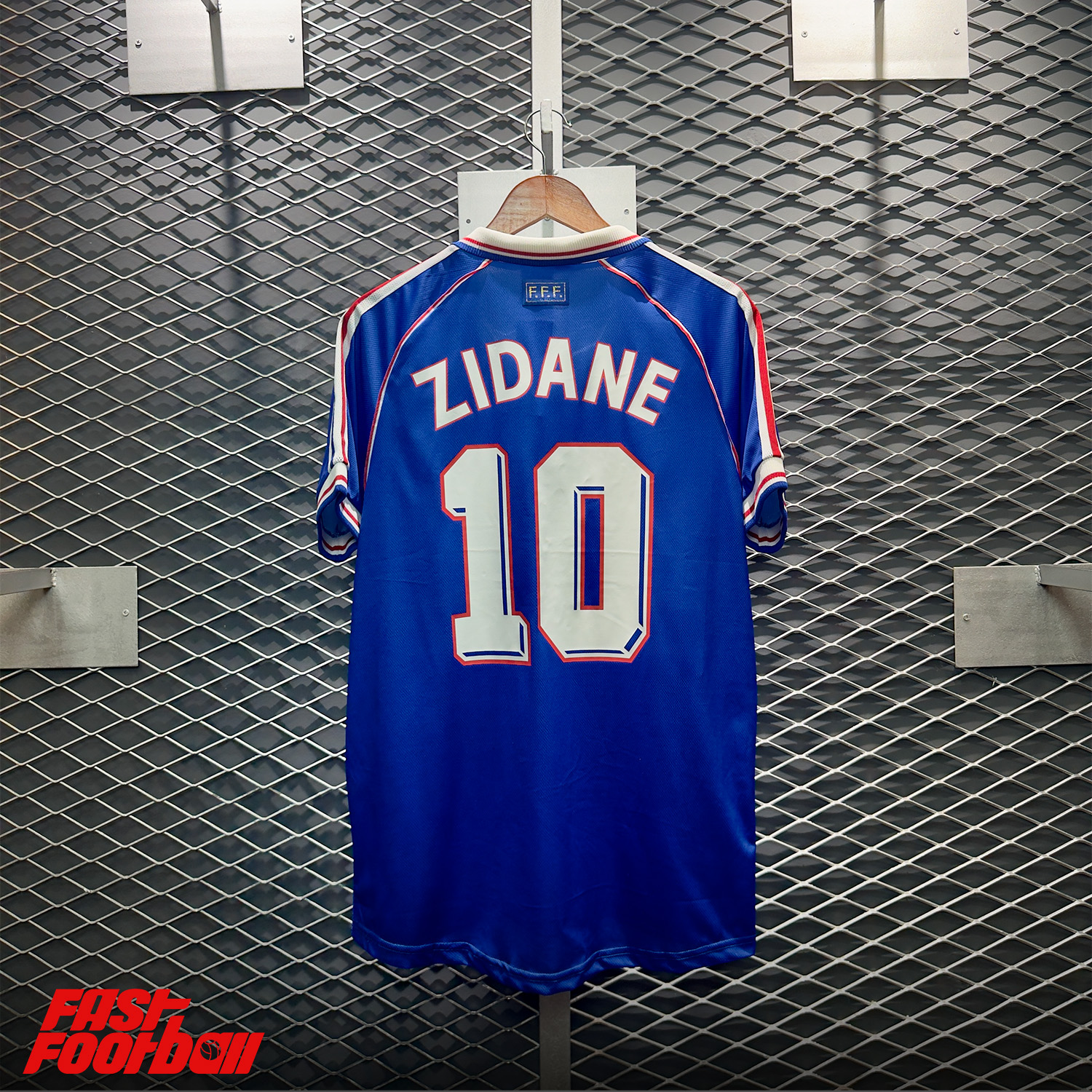 ÁO BÓNG ĐÁ ĐỘI TUYỂN PHÁP 1998 SÂN NHÀ ZIDANE #10