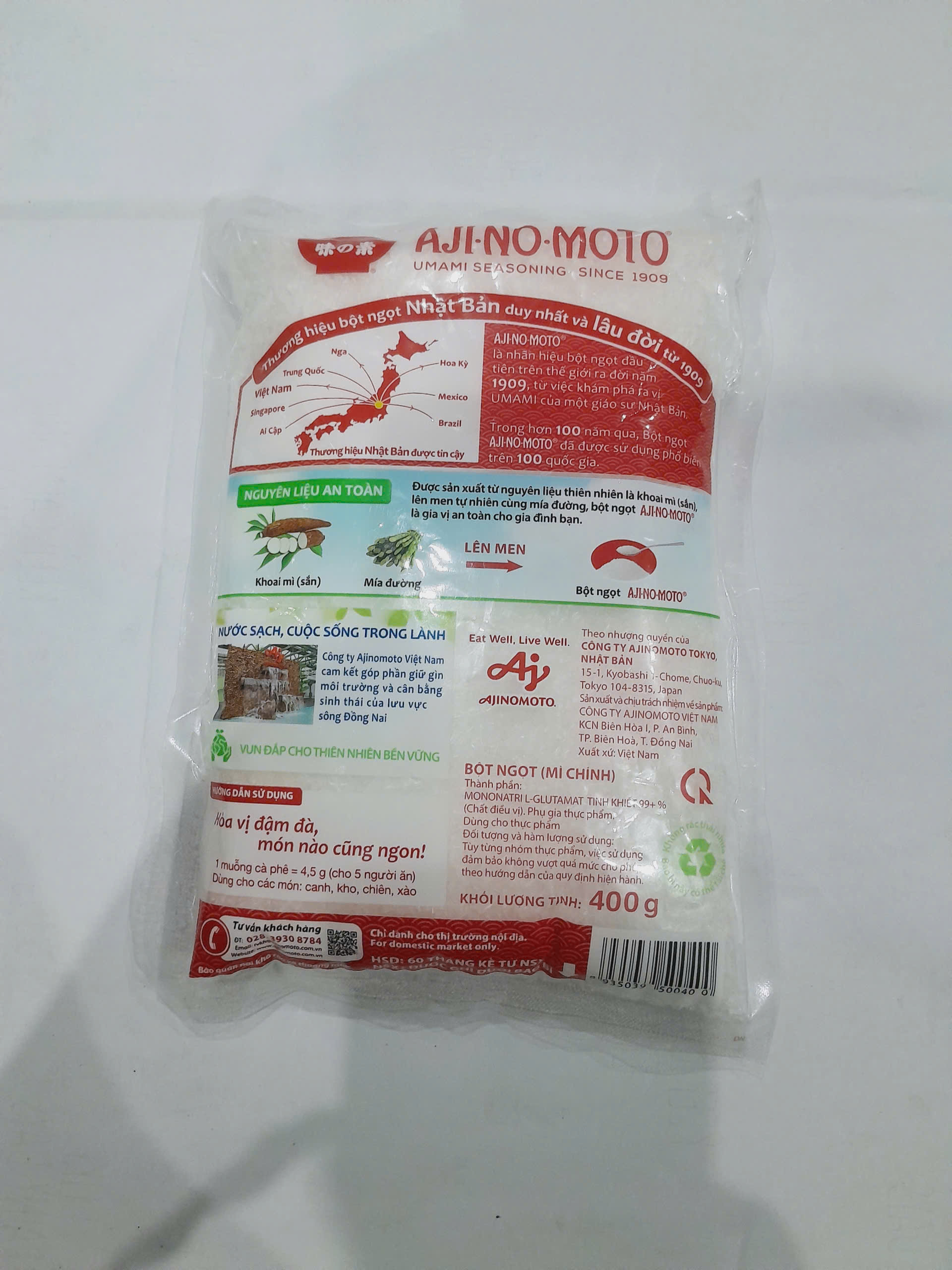 Hạt Nêm Ajinomoto Gói 400g - 1kg – Gia Vị Nêm Nếm Cơ Bản Cho Món Canh, Xào, Kho Gia Đình