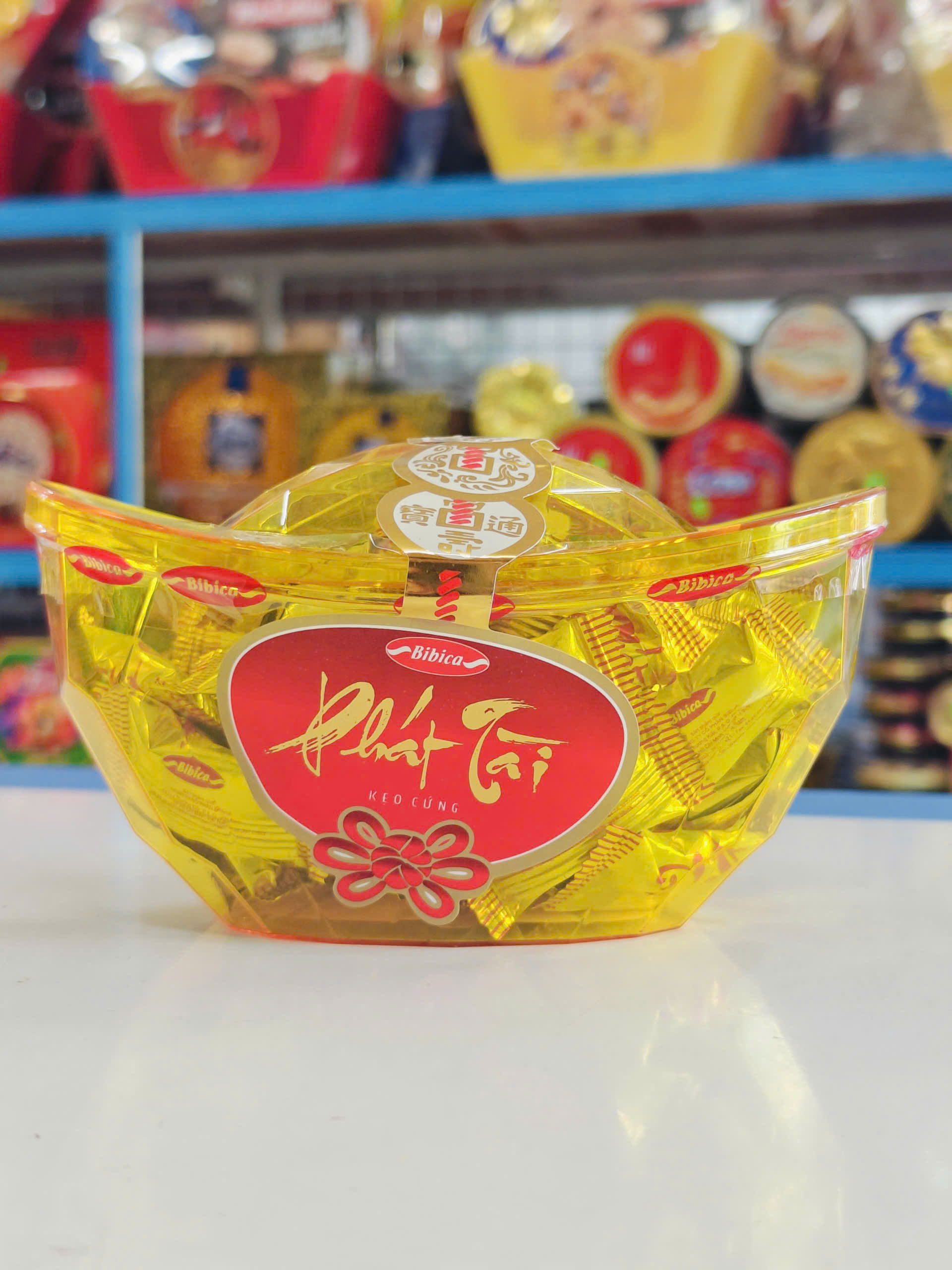 Kẹo cứng phát tài hộp thỏi vàng 120g