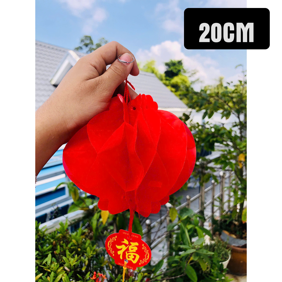 Cầu Ni Lông Trang Trí Tết Nguyên Đán Nhiều Kích Cỡ 15cm/20cm/25cm – Vật Dụng Trang Trí Mùa Vụ/Tết Bịch 10 cái