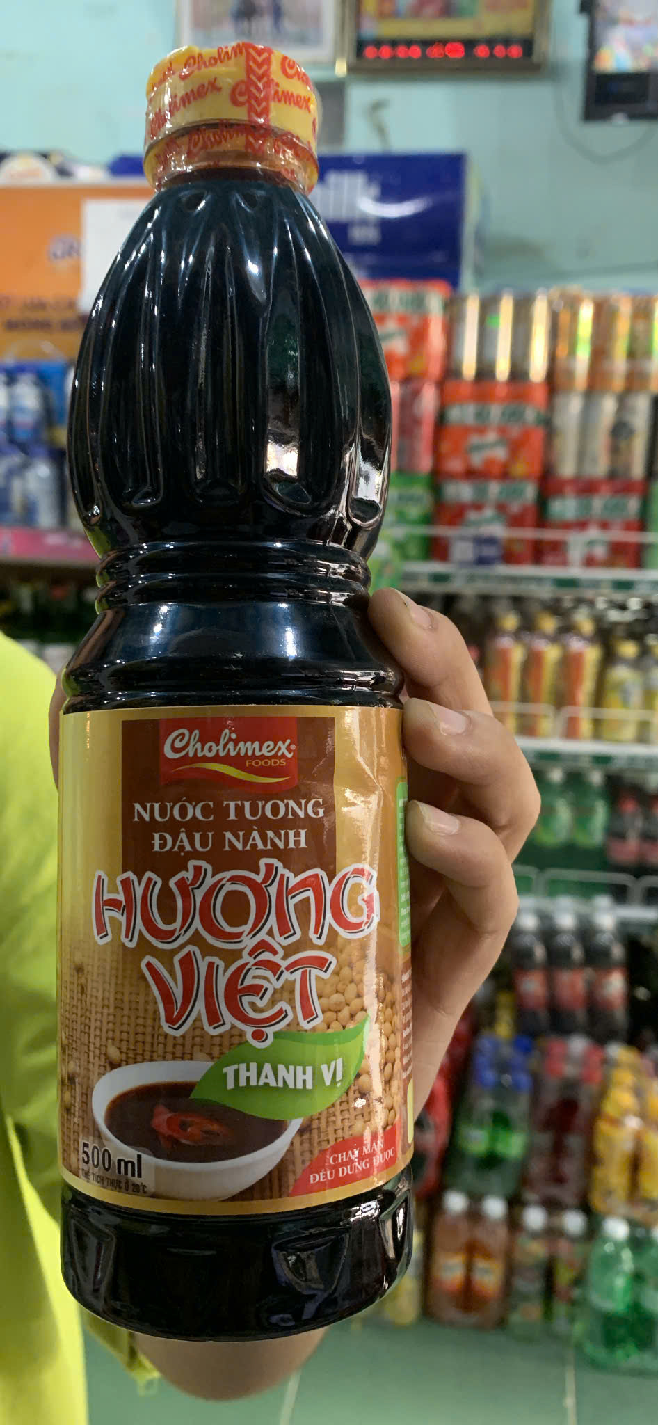 Nước Tương Đậu Nành Hương Việt Chai 500ml Cholimex Foods – Nước Chấm, Ướp Hương Vị Truyền Thống