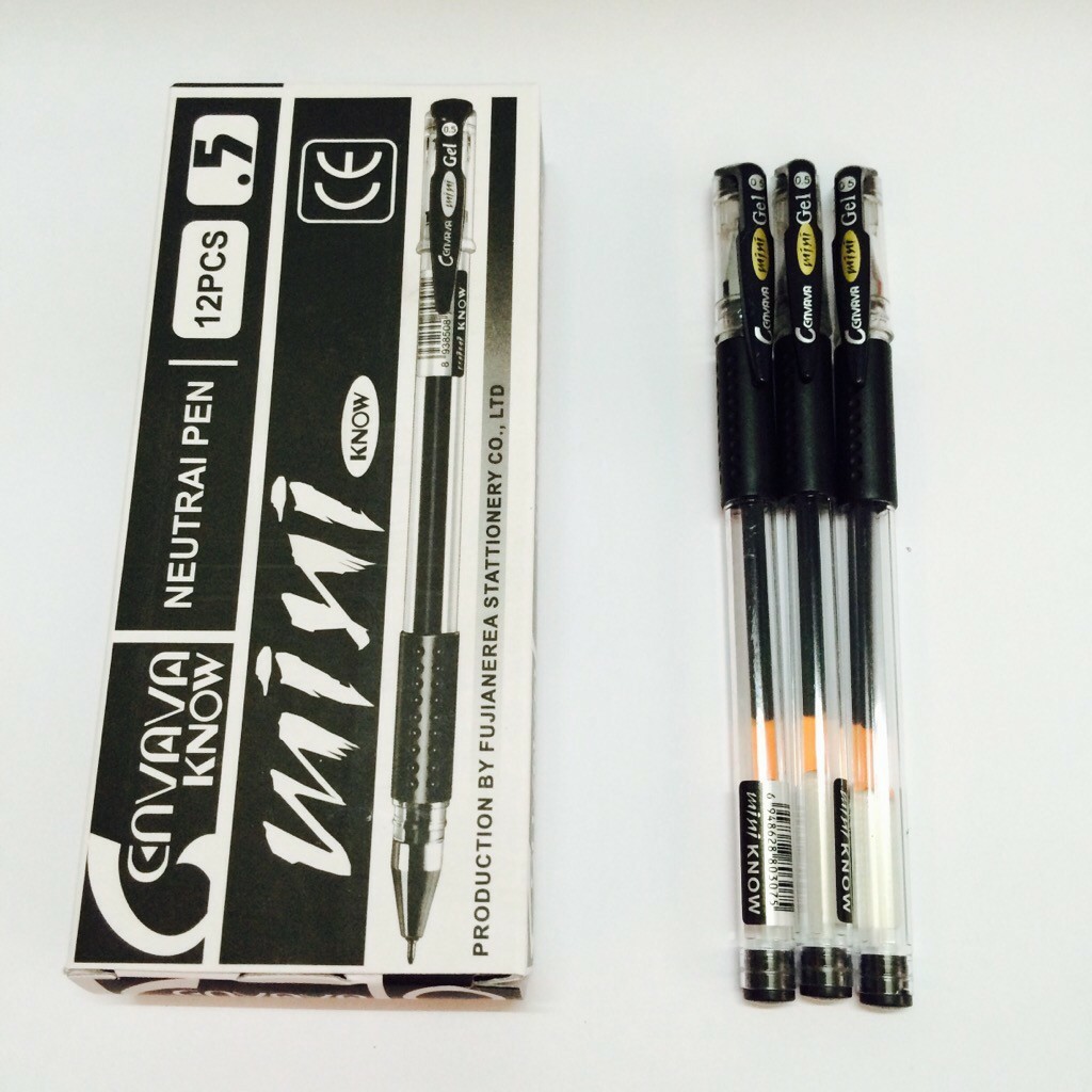 Bút, viết mực Gel Mini, 0.5mm (12 cây/hộp).