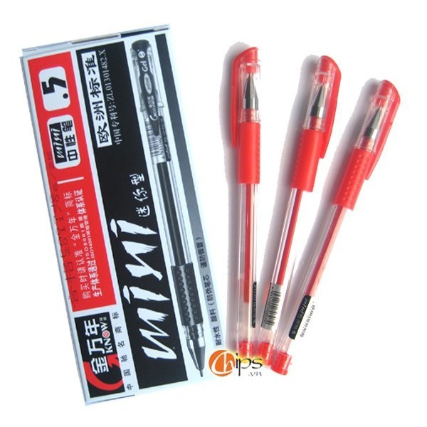 Bút, viết mực Gel Mini, 0.5mm (12 cây/hộp).