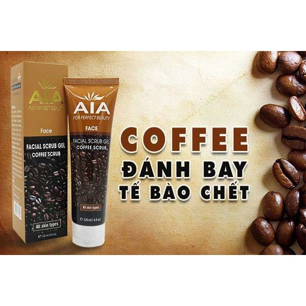 Gel tẩy tế bào chết cho da mặt Tinh Chất Cafe 120ml