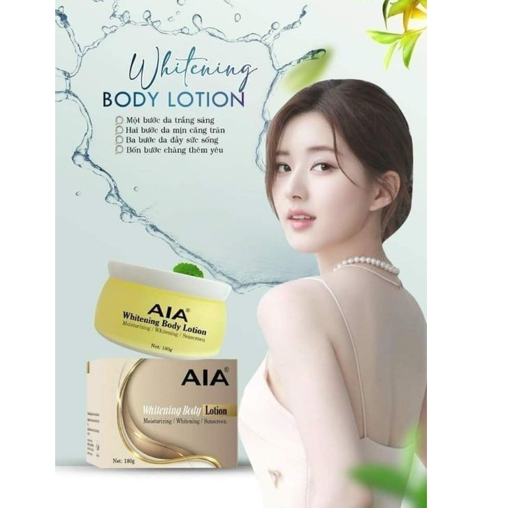Kem body AIA dưỡng trắng da chính hãng 180g