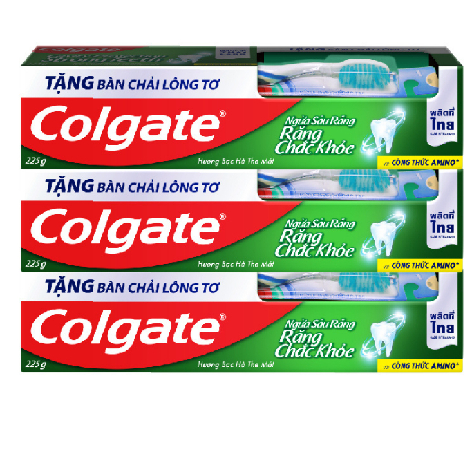 Kem đánh răng Colgate ngừa sâu răng răng chắc khỏe 225g/tuýp