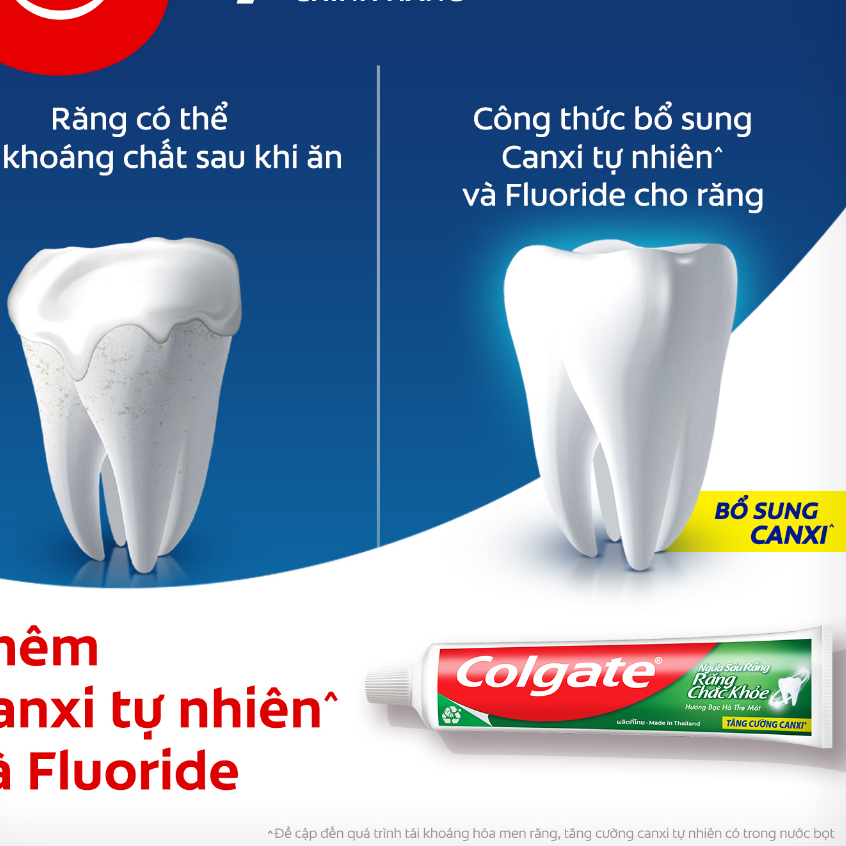 Kem đánh răng Colgate ngừa sâu răng răng chắc khỏe 225g/tuýp