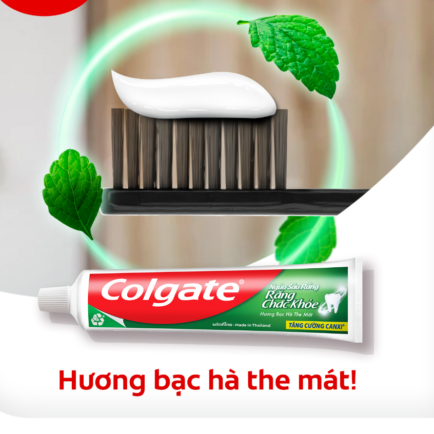 Kem đánh răng Colgate ngừa sâu răng răng chắc khỏe 225g/tuýp