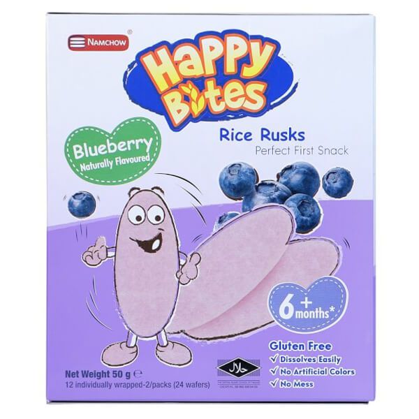 Bánh Ăn Dặm Happy Bites Cho Bé Từ 6 Tháng Tuổi