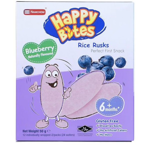Bánh Ăn Dặm Happy Bites Cho Bé Từ 6 Tháng Tuổi