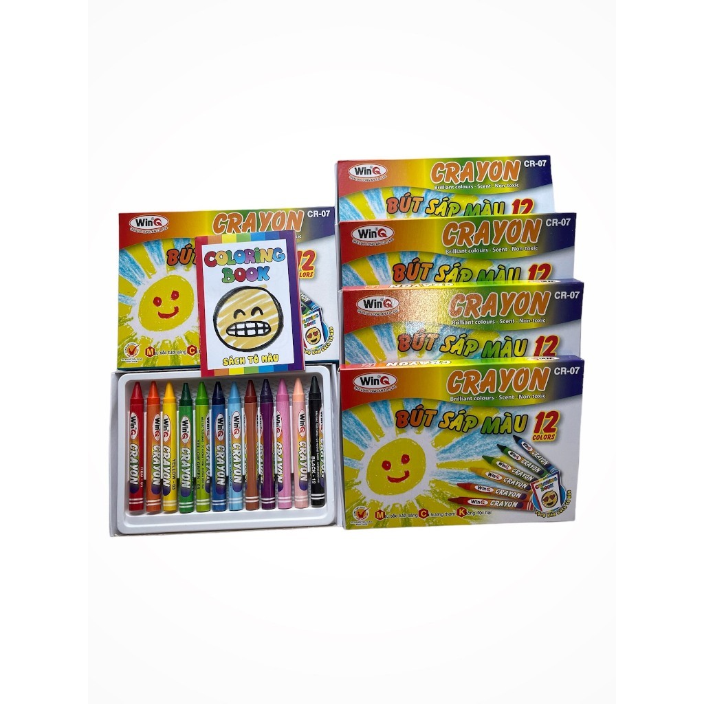 Bút Sáp Thơm 12 Màu, 18 Màu WinQ