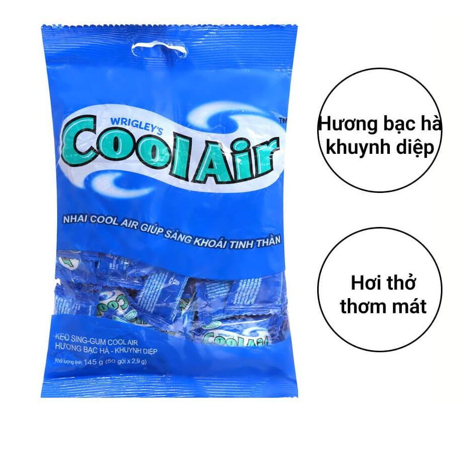 Kẹo Sing-gum Cool Air Hương Bạc Hà 145g