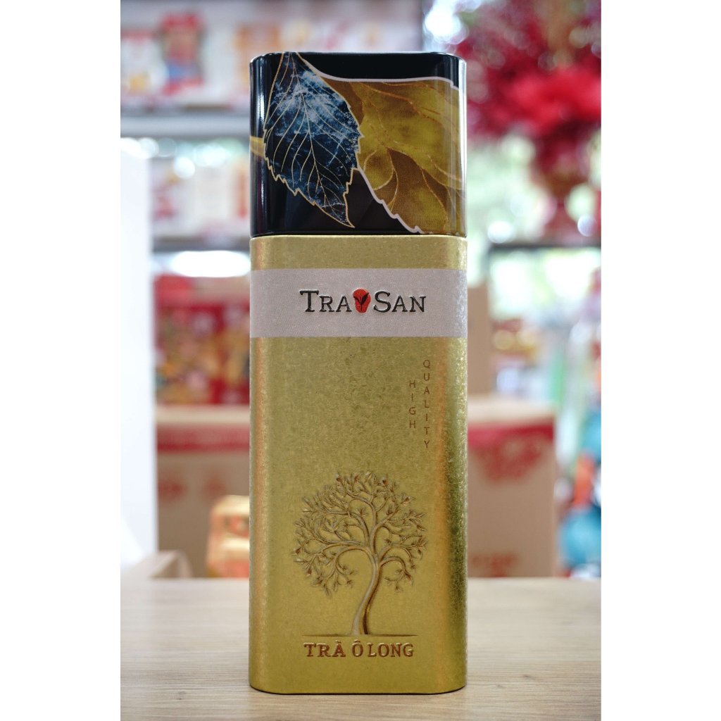 Trà Ô Long Tra Shan hộp trụ dài 80g