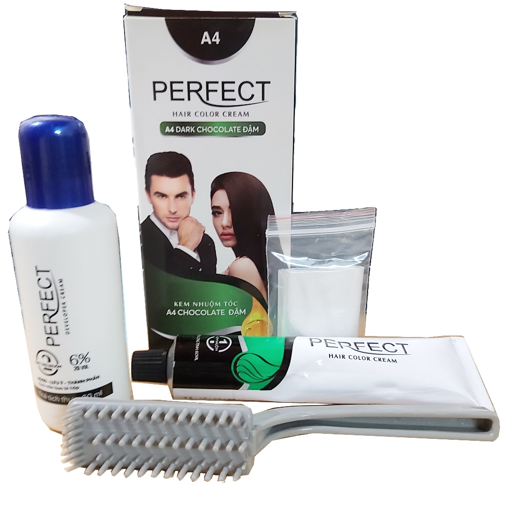 Kem nhuộm phủ bạc A1, A2, A3, A4 tuýp 60ml