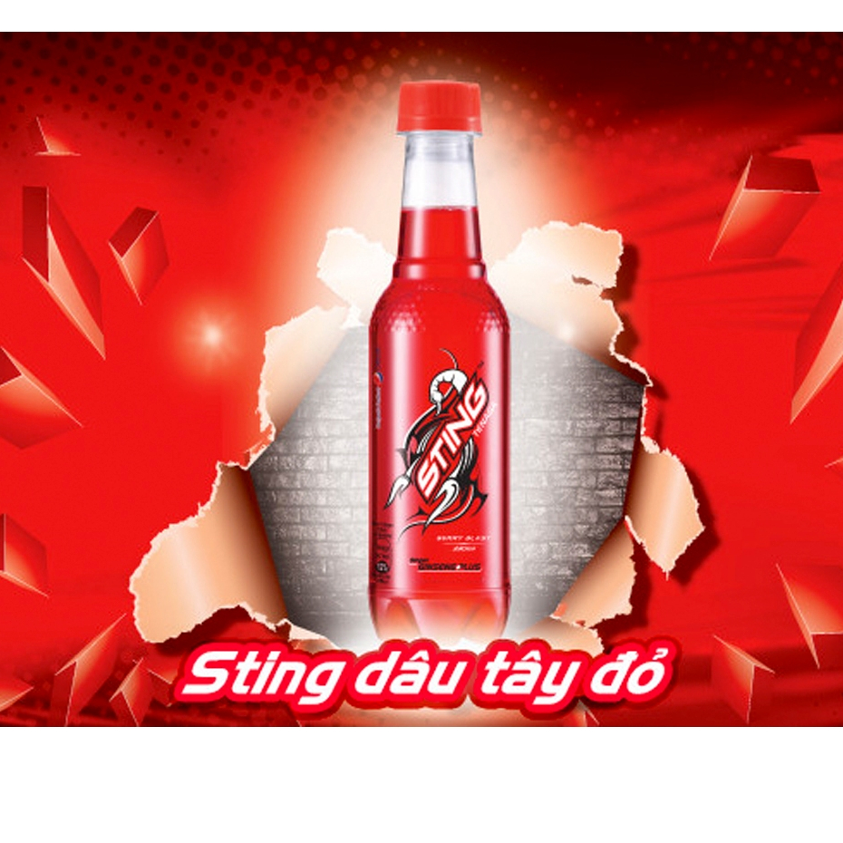 Lốc 6 Chai Sting Đỏ 330ml