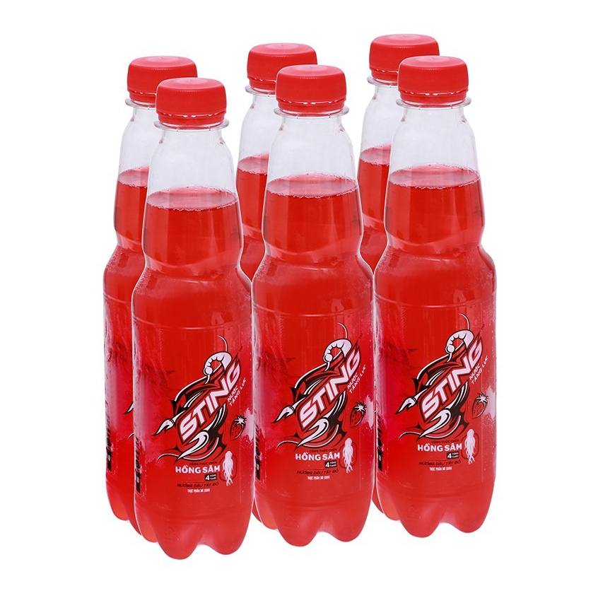 Lốc 6 Chai Sting Đỏ 330ml