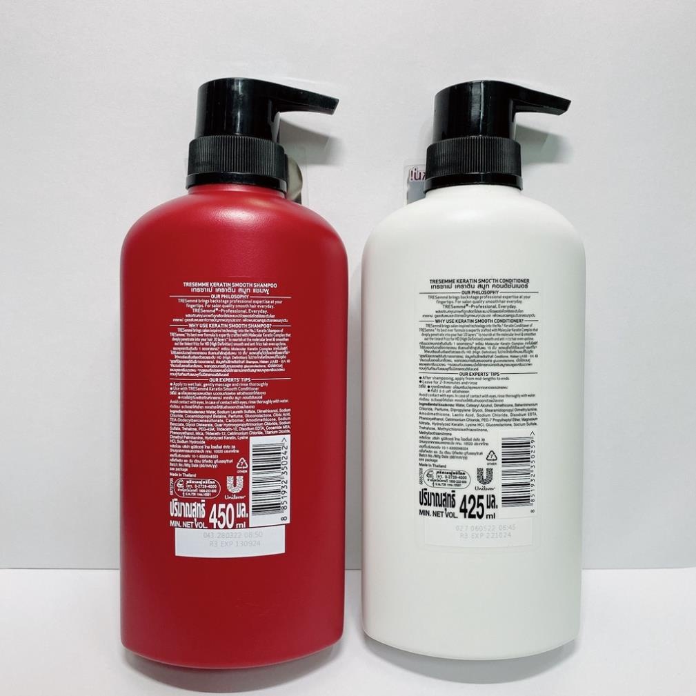 Dầu gội/xả TRESEMME Keratin Smooth 450ml