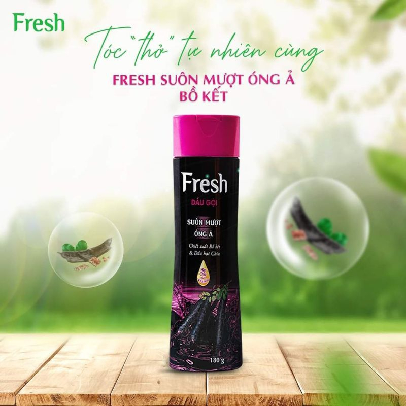 DẦU GỘI XẢ BỒ KẾT FRESH 180ml, 650ml