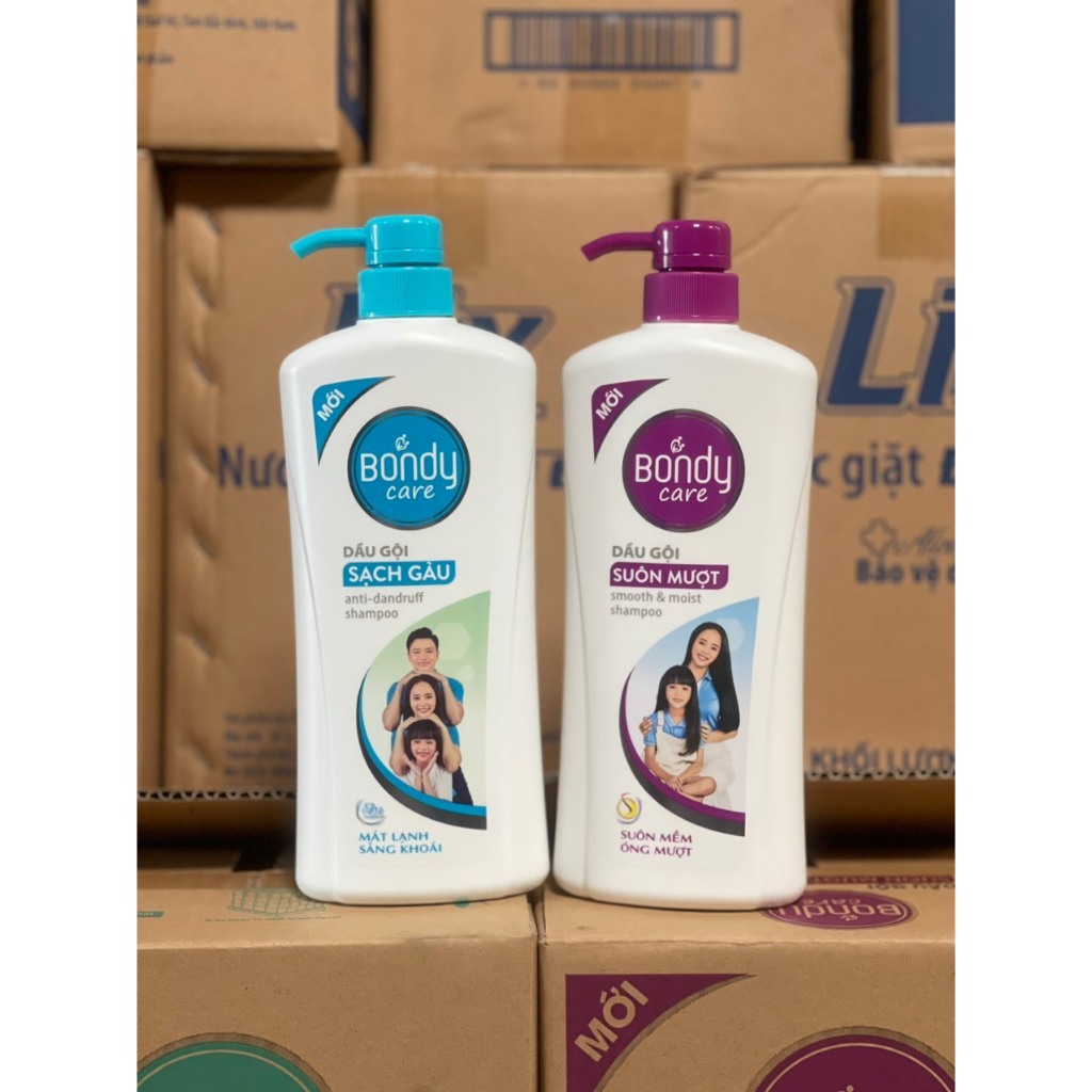 Dầu gội đầu suôn mượt Bondy Care 650g