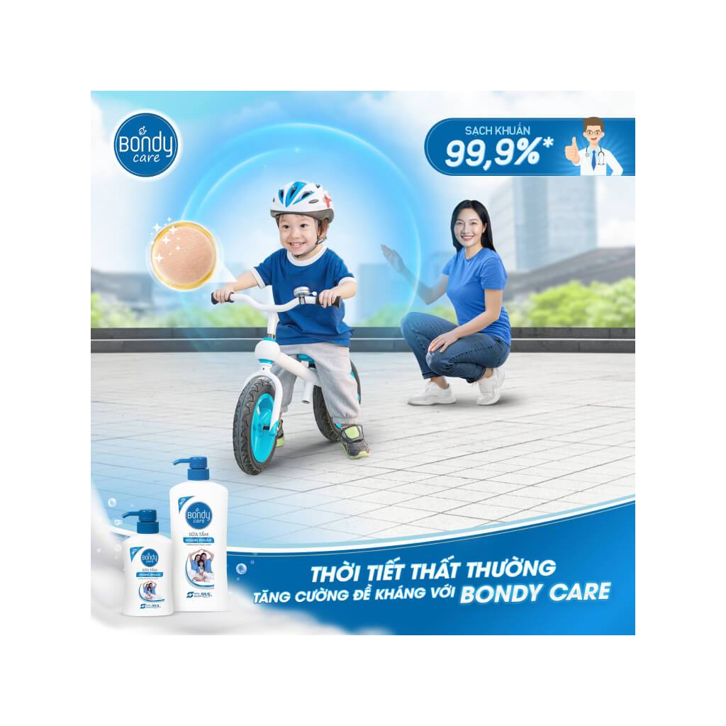 Sữa tắm Bondy Care kháng khuẩn 650g