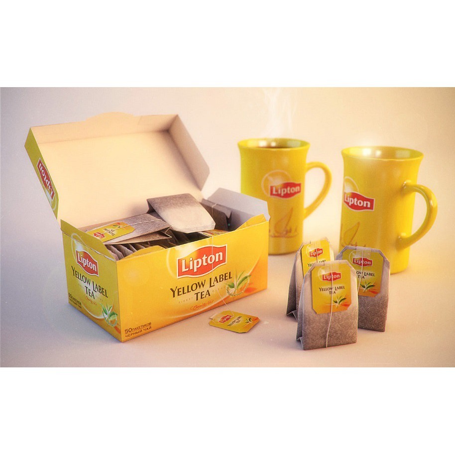 TRÀ Lipton túi lọc Yellow Label Tea 25/túi, 100/túi