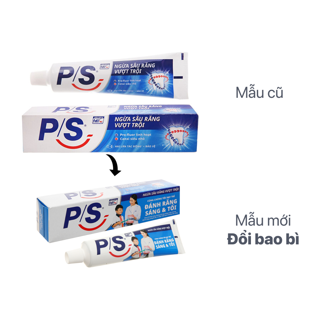 Kem đánh răng P/S ngừa sâu răng vượt trội 100g