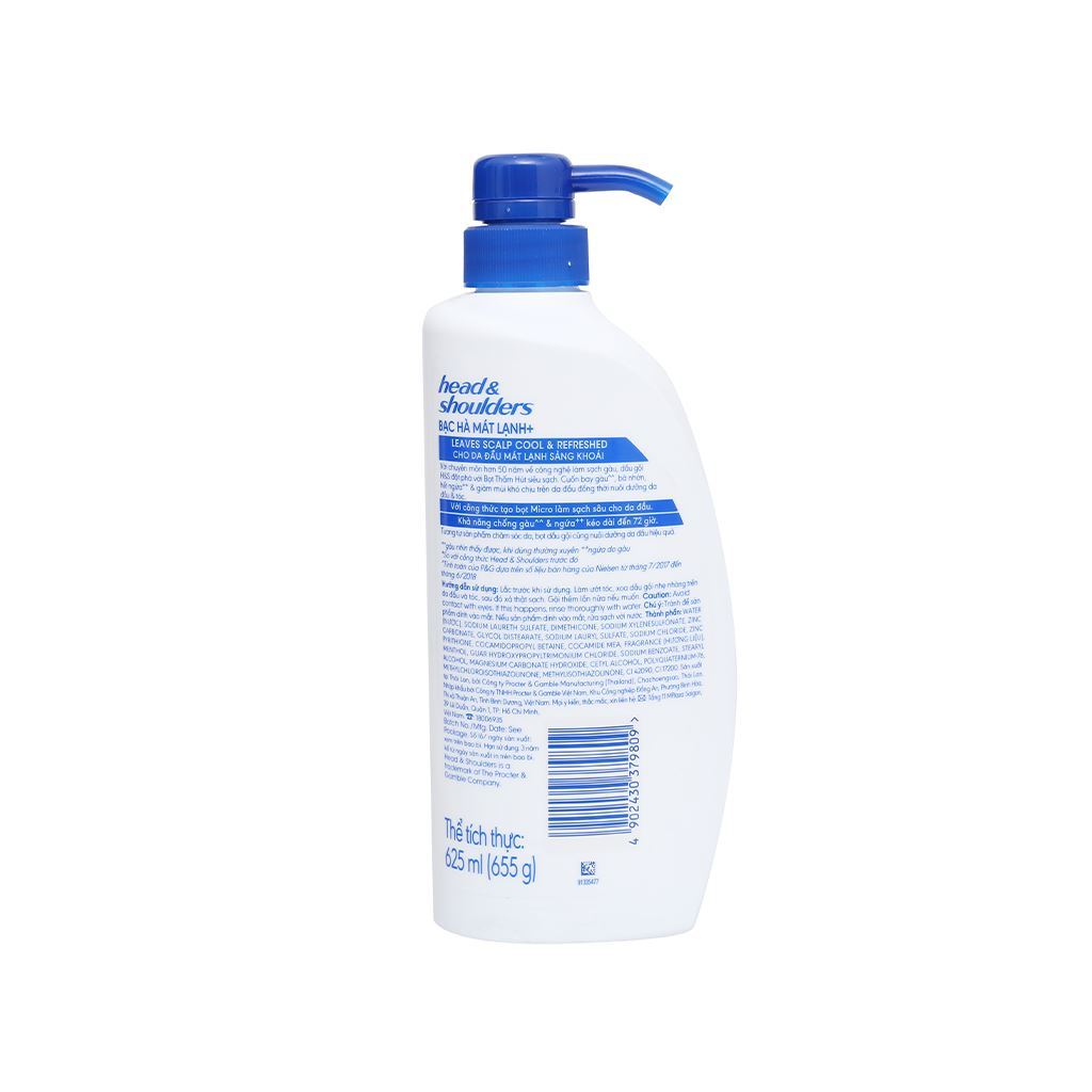 Dầu gội Head & Shoulders làm sạch gàu mềm mượt óng ả 330ml/625ml