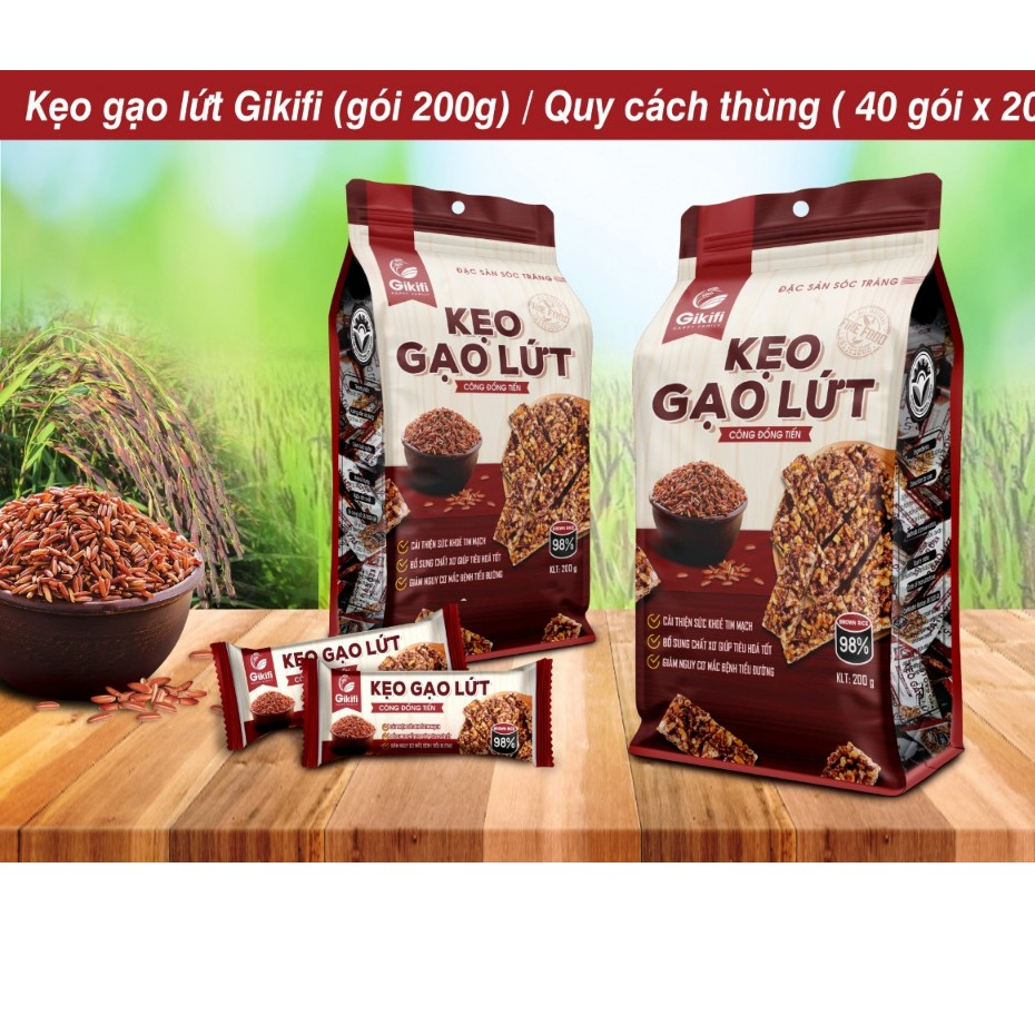 Kẹo Gạo Lứt fine food 200g