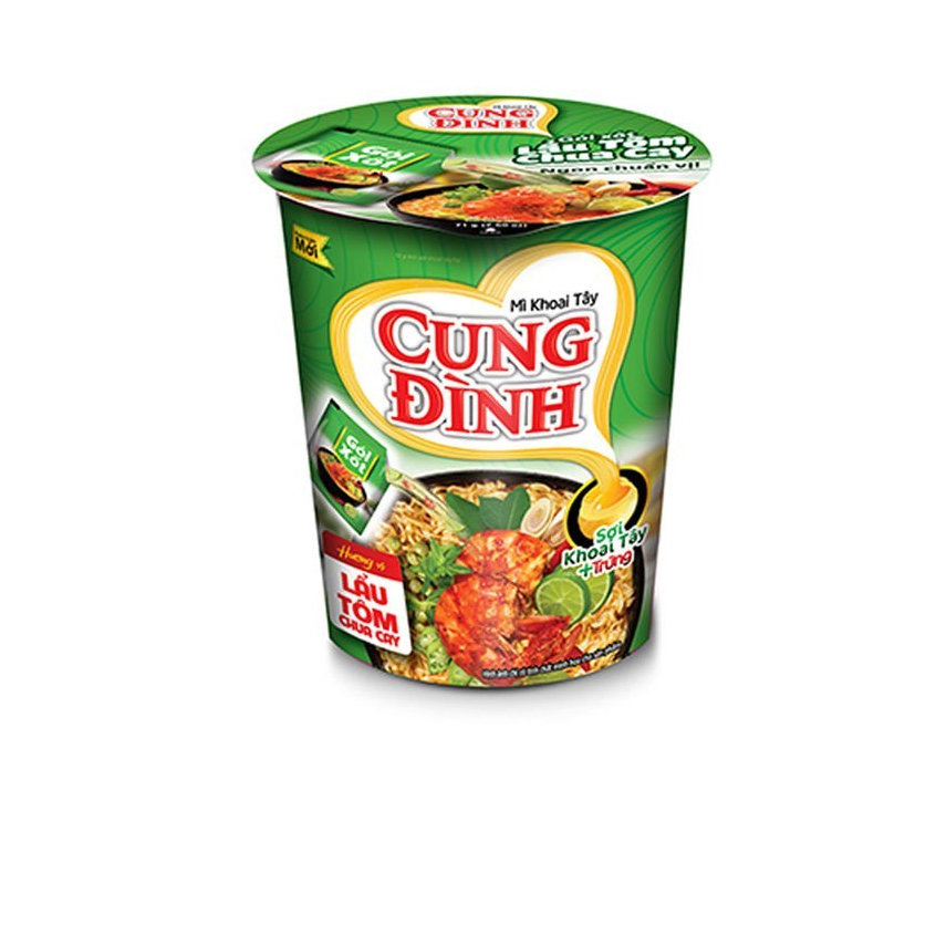 Mì khoai tây Cung Đình bò hầm ly 65g