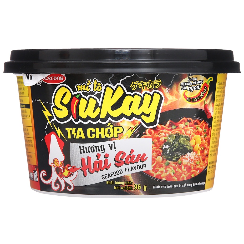 Mì hải sản SiuKay tia chớp tô 96g