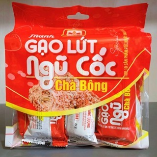 Bánh Gạo Lứt Ngũ Cốc Chà Bông , Ngũ Cốc Rong Biển 180g