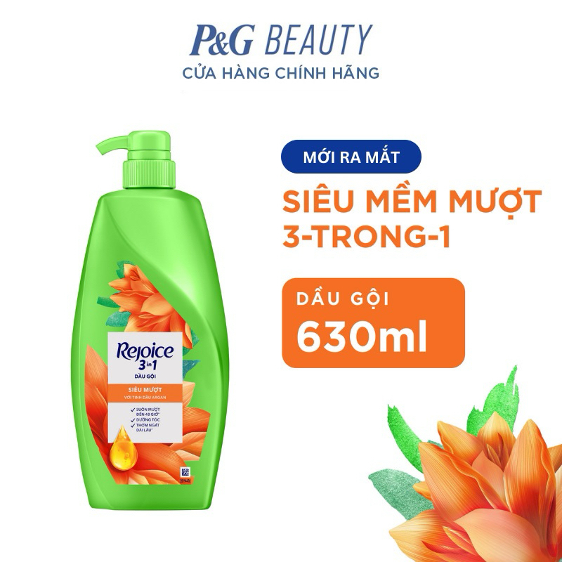 Dầu gội Rejoice 3 in1 900ml siêu mượt